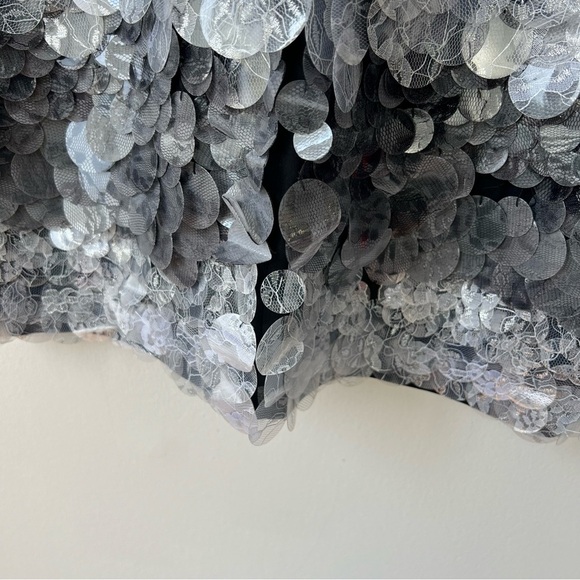 Vintage Y2k DVF Diane Von Furstenberg Big Sequin Party Mini Dress - Picture 7 of 7